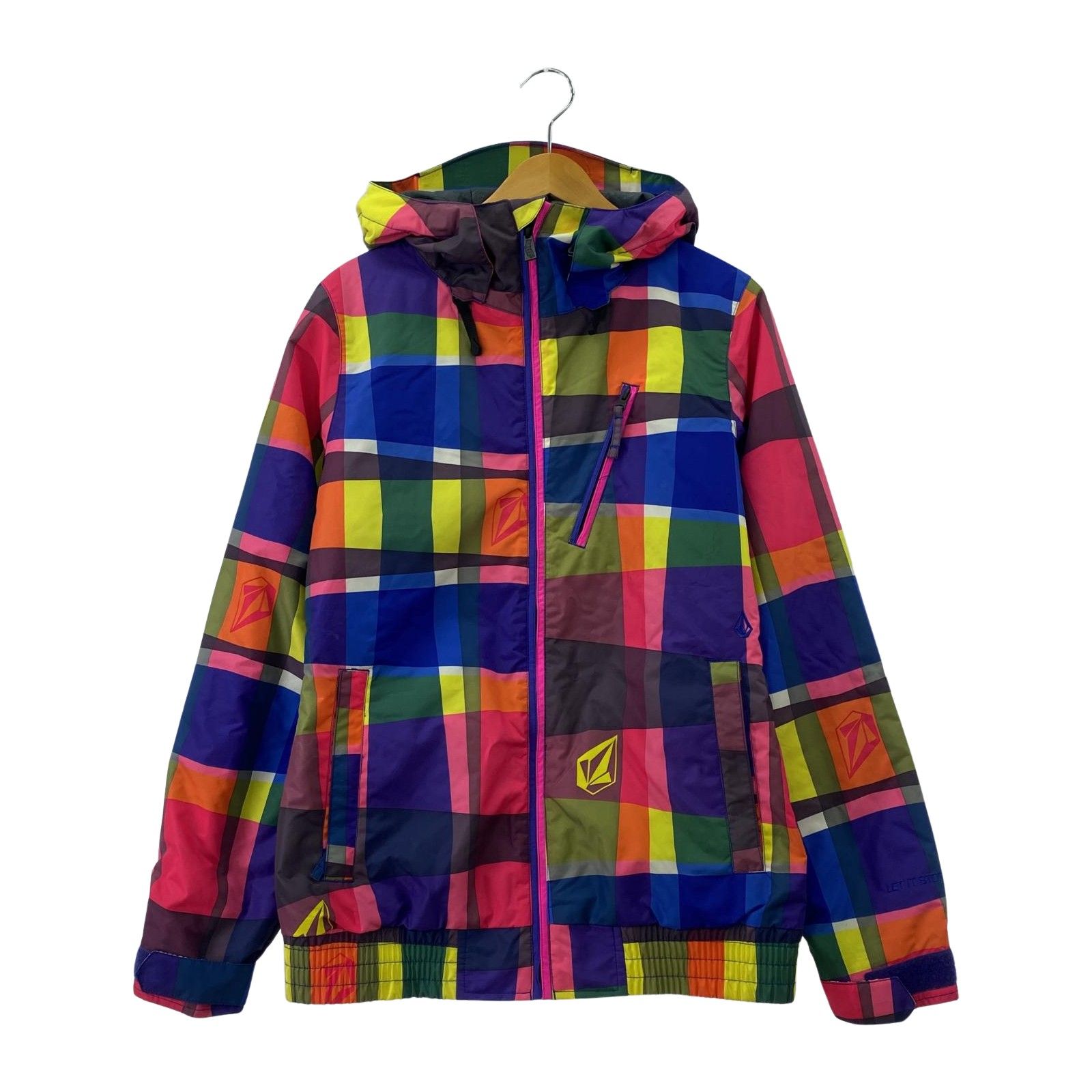 Volcom EQS 防水ジャケット マルチカラー　スノボーウエア　S size Volcom EQS 防水ジャケット マルチカラー スノボーウエア S size