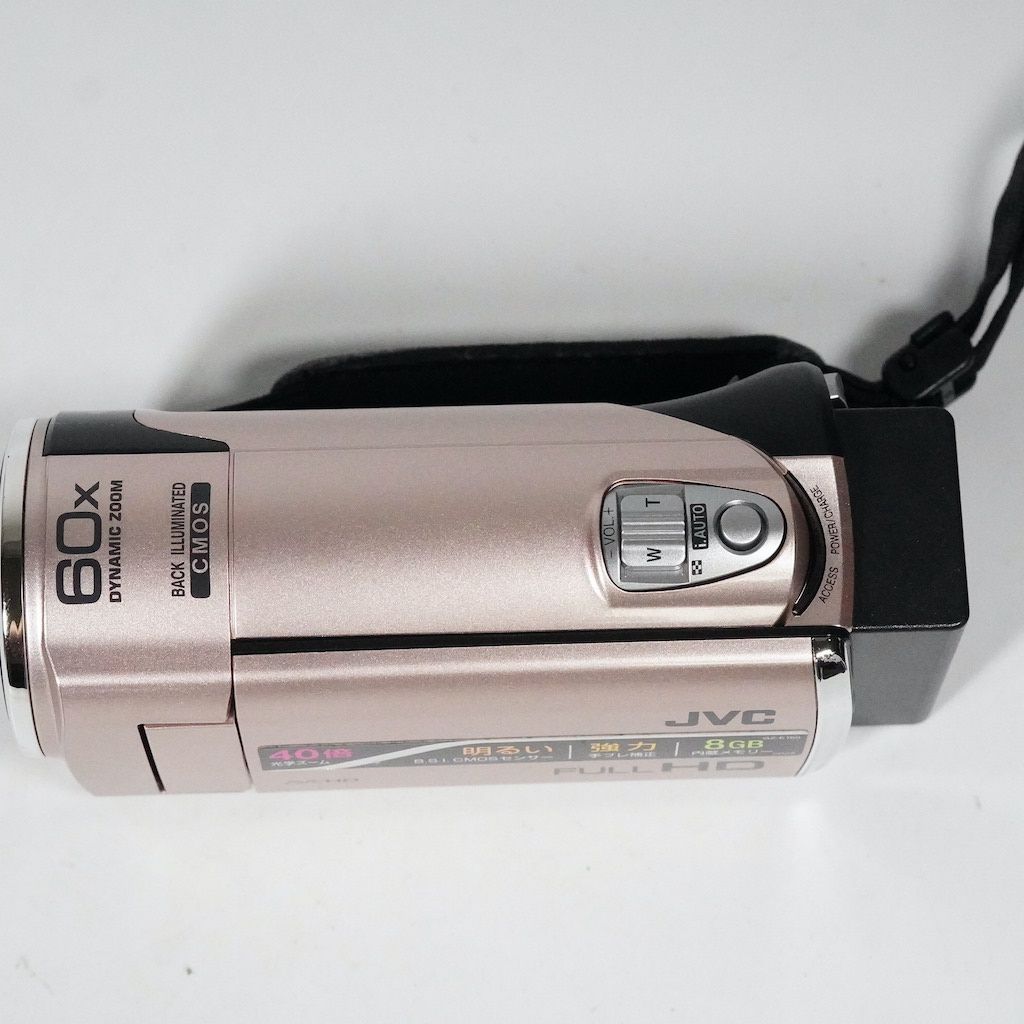 【動作確認ＯＫ】JVC Everio GZ-E150-N ピンク JVC Victor Everio GZ-E150-N ピンク 動作OK 返金保証 /2063