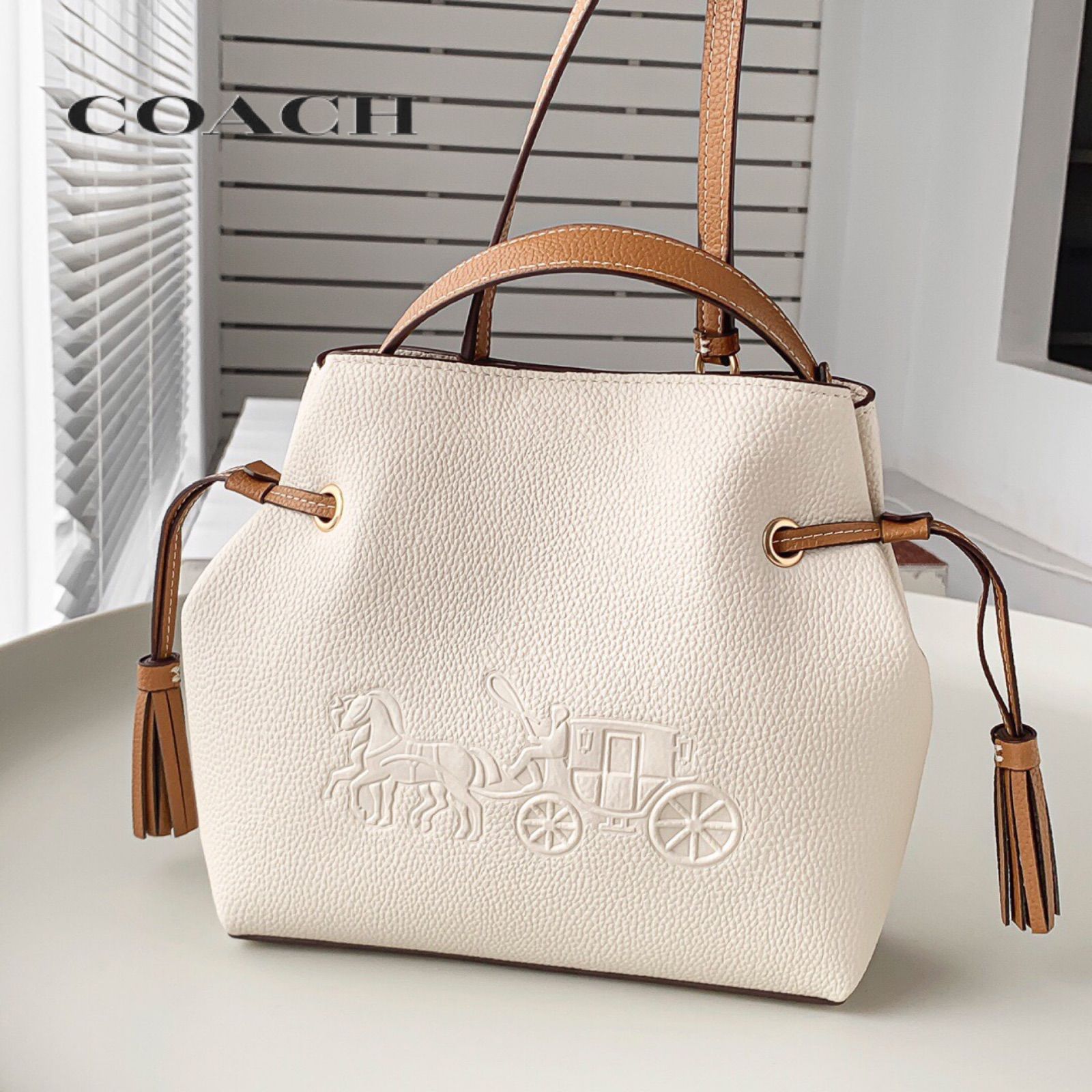 COACH CA164 コーチ ショルダーバッグ アンディ 2way ホワイト 