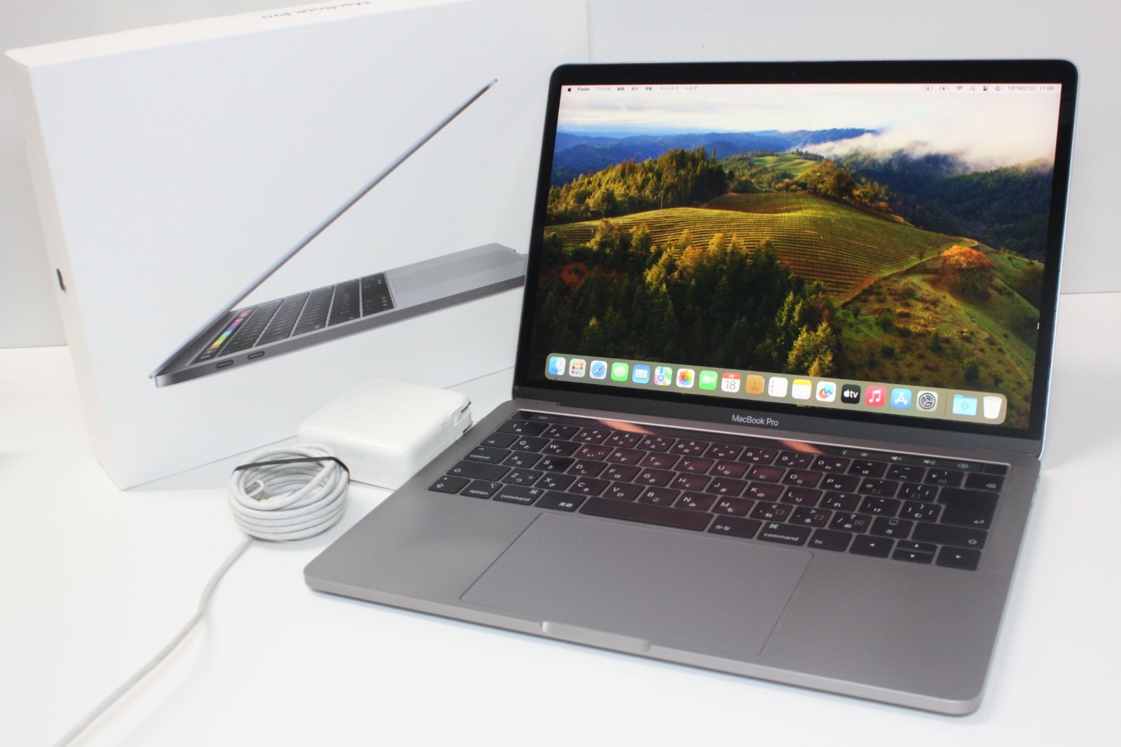 MacBook Pro（13インチ，2018，Thunderbolt 3ポートx 4）512GB/8GB〈MR9R2J/A〉⑥