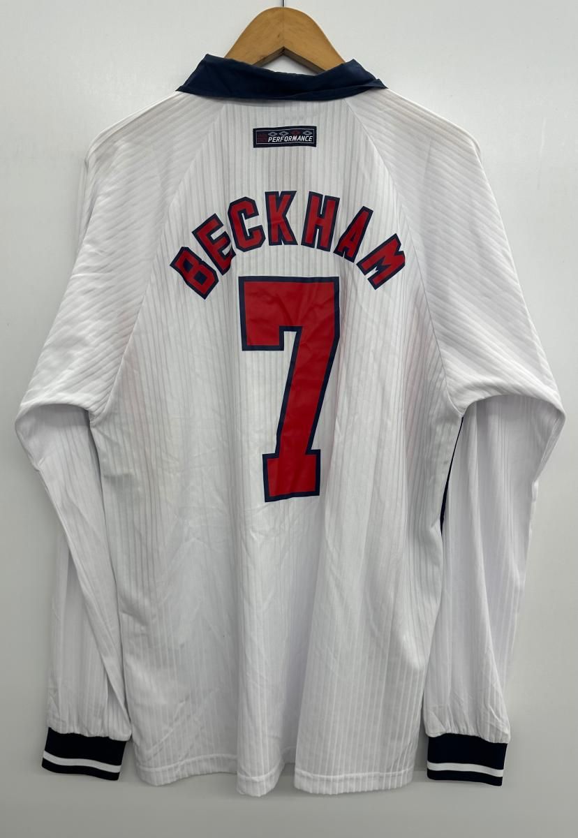 中古品】UNBRO イングランド代表用ユニフォーム 98年 ベッカム