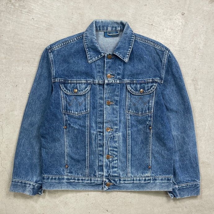 80年代 Wrangler ラングラー デニムジャケット ペイント メンズL