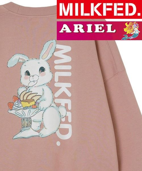 スウェット トレーナー ミルクフェド MILKFED うさぎ バニー