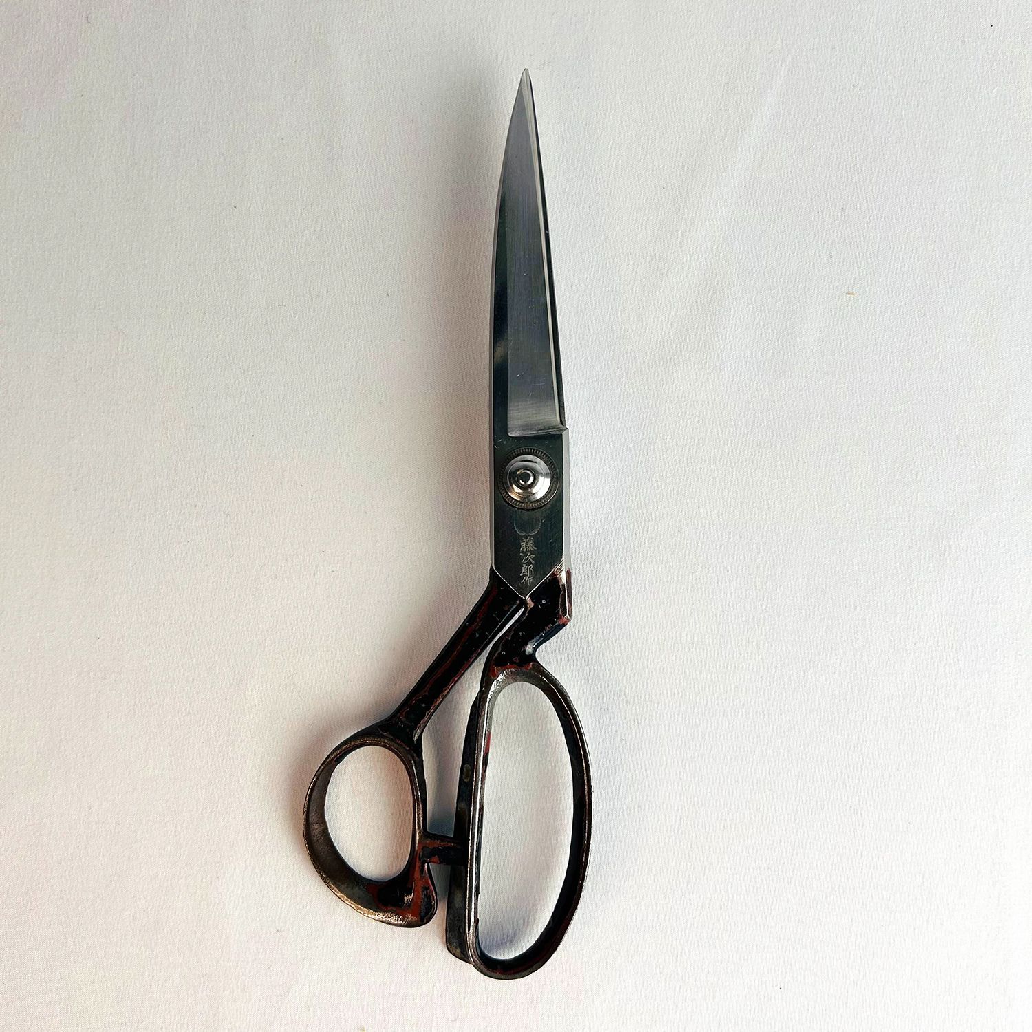 裁ち鋏 藤次郎作 235mm 服飾 ハンドメイド 年代物 古道具 はさみ 特殊