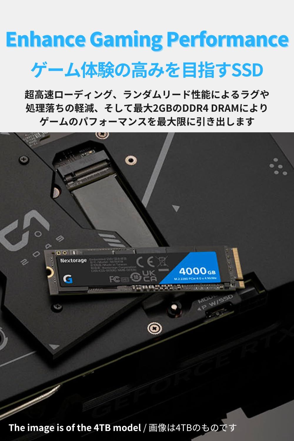 Nextorage Gシリーズ 1TB 内蔵SSD M.2 2280 DRAM搭載 最大転送速度7300MB s PCIe Gen 4.0 x 4 NVMe 1.4 NE1N1TB GHNEL 1000GB ネクストレージ 拡張SSD 高耐久性 長寿命 CHRISTIANNAURATH_COM_BR