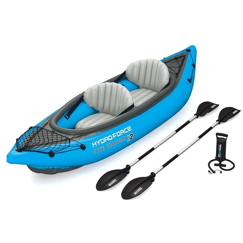 在庫セール Bestway Hydro-Force Cove Champion X2 カヤック 空気注入式 インフレータブル 3.31m x 88cm 2人用 1