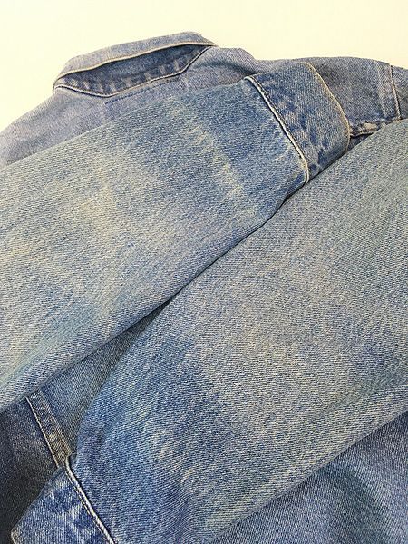 古着 80s 製 Levi's 75505-0212 4thタイプ ブルー デニム トラッカー ジャケット Gジャン 36 古着 80s Canada製 Levi's 75505-0212 4thタイプ ブルー デニム