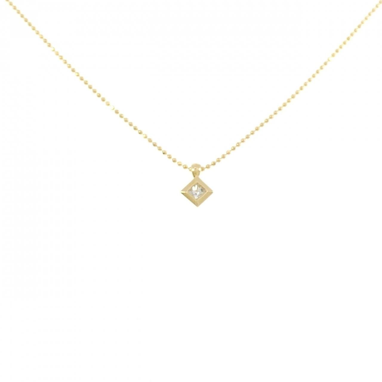 K18YG ダイヤモンド ネックレス 0.11CT