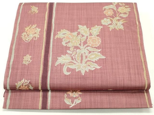 平和屋着物○八寸名古屋帯 紬地 魚 正絹 逸品 CAAX9584yk