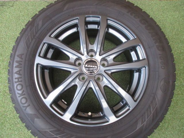 送料込み レーベン 195|65R15 スタッドレスタイヤ４本SET インプレッサスポーツ プリウス プレミオ ウィッシュ