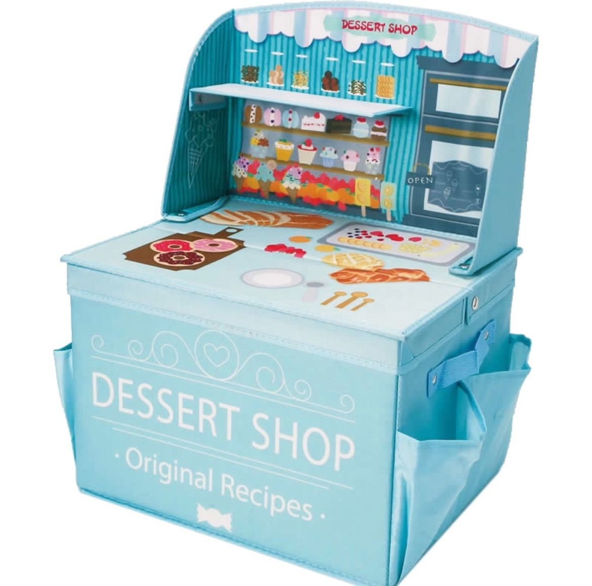 キッズ収納ボックス　おかしやさん　おままごと　キッチン