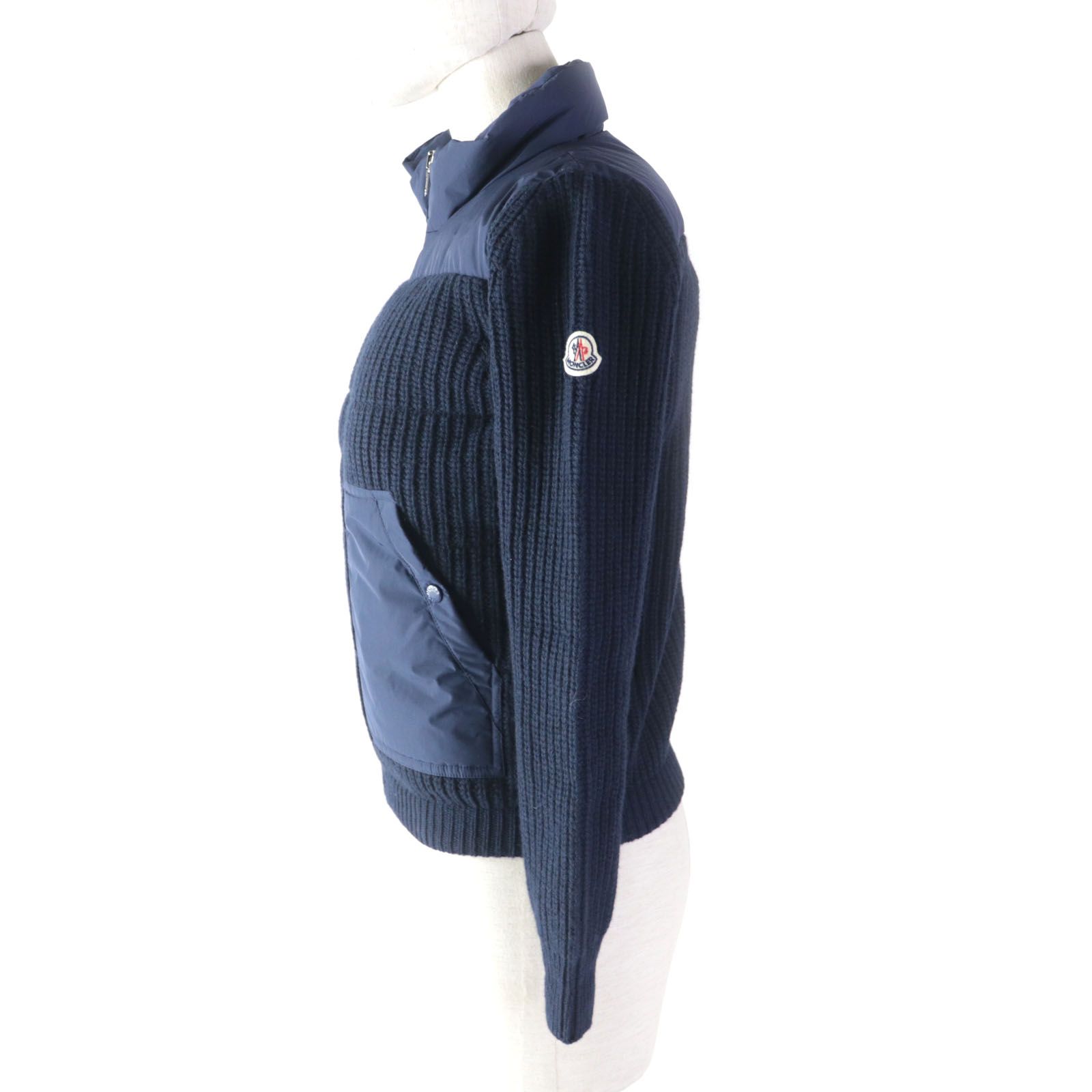 未使用品☆MONCLER モンクレール 23年製 CARDIGAN キッズ ロゴワッペン付 ニット切替 ZIP UP ダウンジャケット ネイビー  12anni 152cm 正規品 レディース可◎ - メルカリ