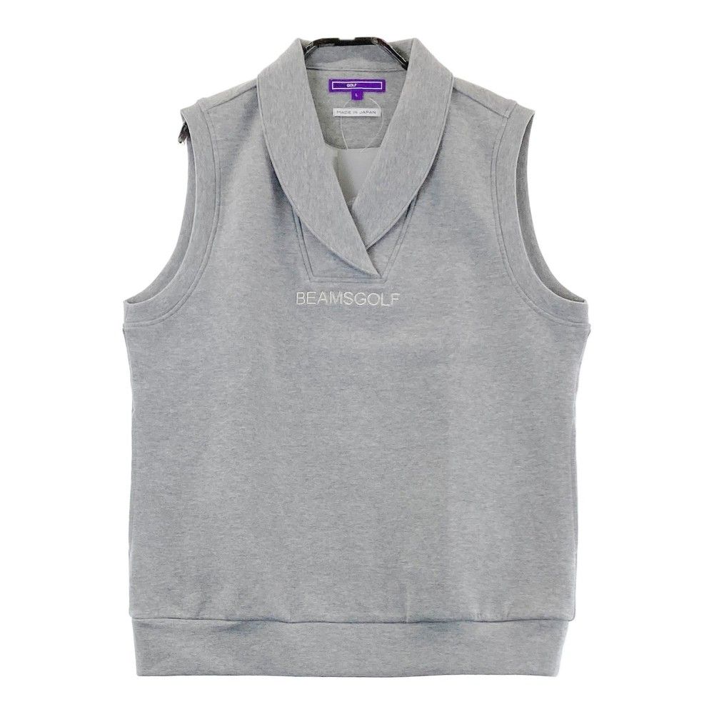 【美品】ビームスゴルフ BEAMS GOLF ゴルフウェア ベスト Lサイズ BEAMS GOLF (ビームスゴルフ) ベスト メンズ SIZE L ブラック
