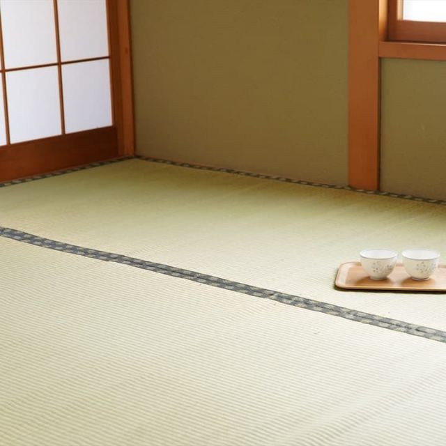 純国産 い草 上敷き カーペット 双目織 『松』 三六間3畳(約182×273cm）