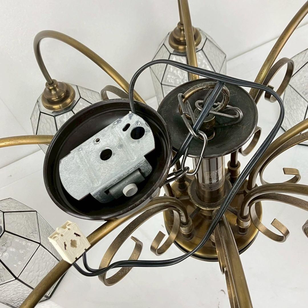 ナショナル 豪華 シャンデリア 8灯 天井照明 エレガンス レトロ