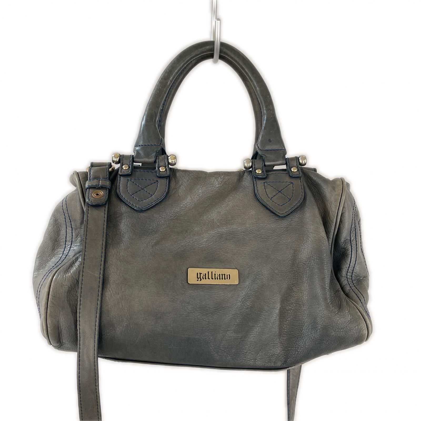 JOHN GALLIANO ﾚｻﾞｰ ｼｮﾙﾀﾞｰﾊﾞｯｸﾞ - メルカリ
