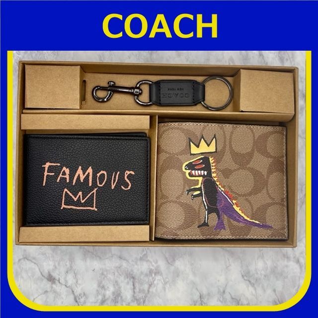 COACH コーチ ×バスキアコラボ シグネチャー ダイナソークラウン