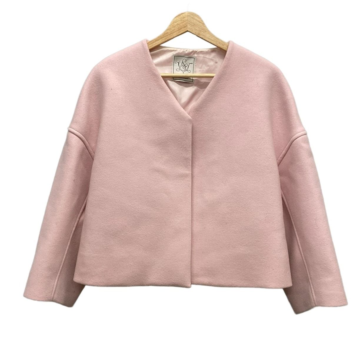 SEVEN TEN by MIHO KAWAHITO　ノーカラージャケット　Ｍ SEVEN TEN by MIHO KAWAHITO トートバッグ 大