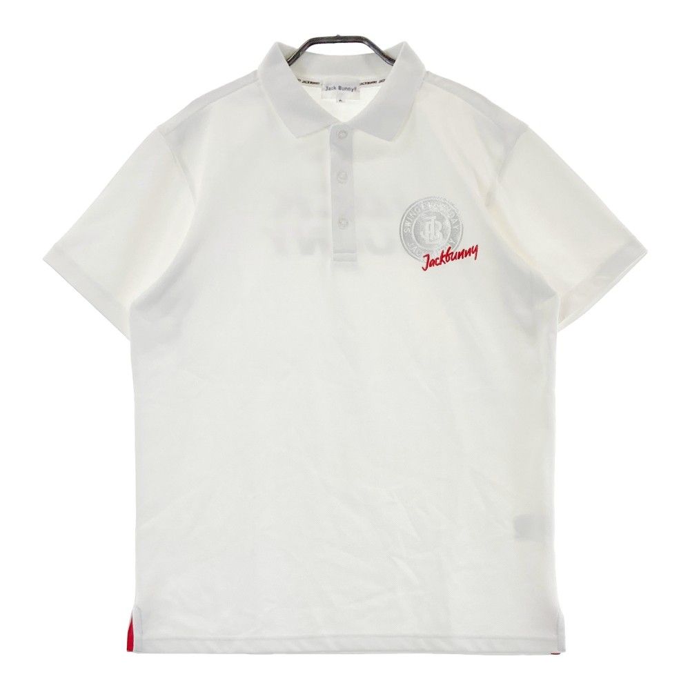 Jack Bunny!! ジャックバニー ポロシャツ　ゴルフウェア　サイズ6 サイズ：6 JACK BUNNY ジャックバニー 半袖ポロシャツ ネイビー系