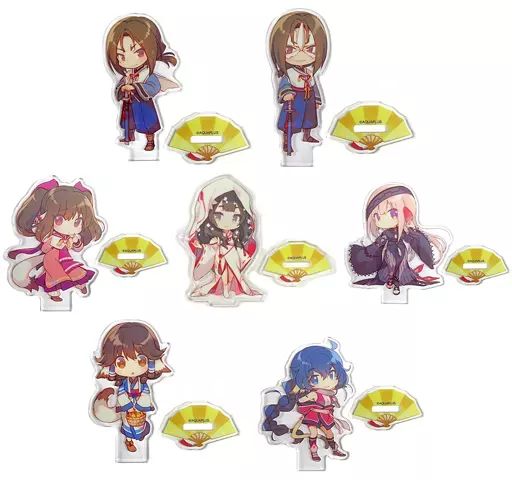 雑貨　全7種セット 「うたわれるもの ロストフラグ トレーディングアクリルフィギュア Vol.2」 C103グッズ 中古】アクリルスタンド・アクリルパネル 全7種セット