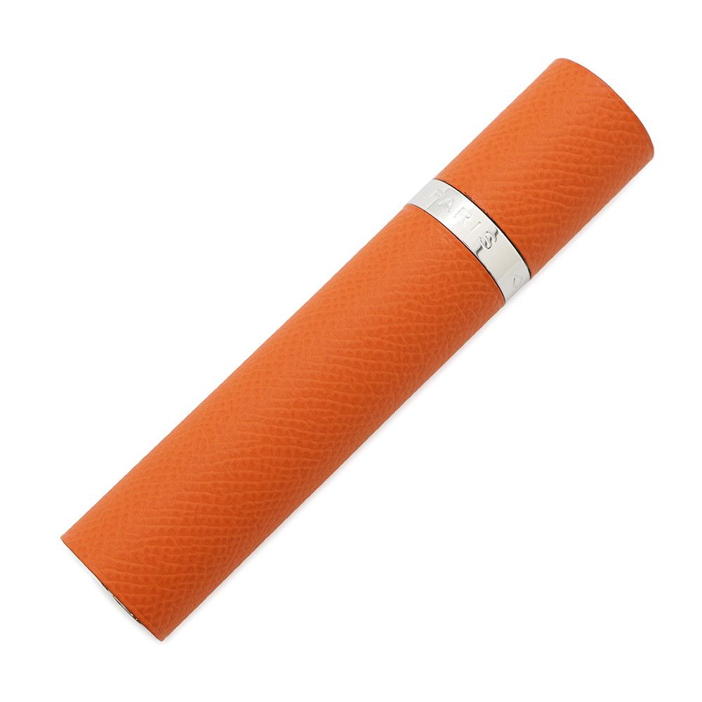 【希少色】エルメス アートマイザー エルメス オレンジ♡ エカルラット入り エルメス HERMES アトマイザー オレンジ エプソン レザー 香水ケース