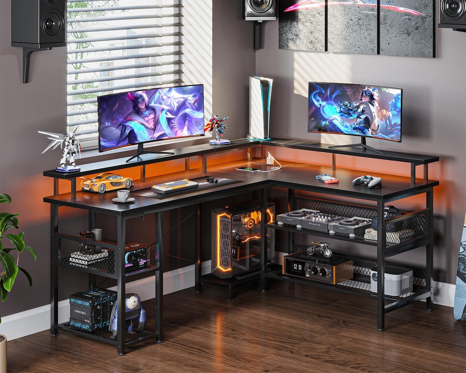 ワークデスク l字デスク