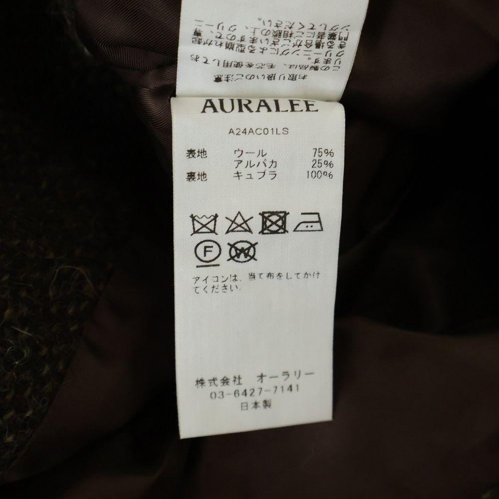 AURALEE (オーラリー) 24AW LAMA SHETLAND WOOL TWEED AURALEE (オーラリー) 24AW LAMA SHETLAND WOOL TWEED