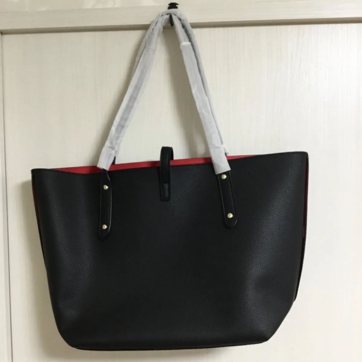 COACH コーチ 北川景子さん、本田翼さんドラマで使用 黒 トートバッグ 