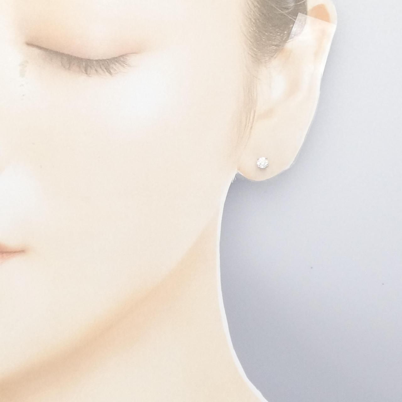 ティファニー ソリティア ダイヤモンド ピアス 片耳用 6006