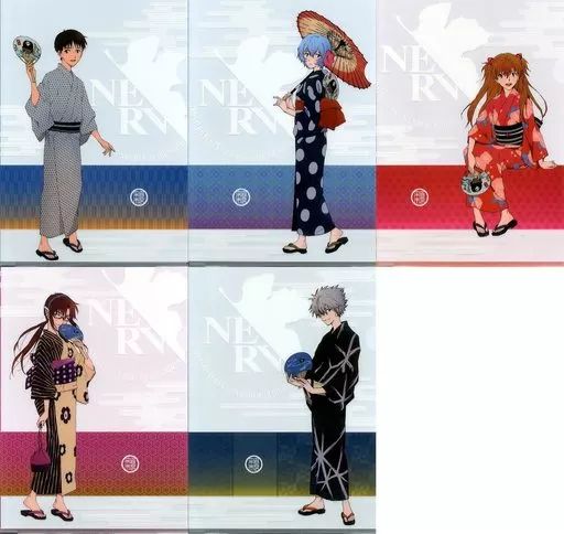 クリアファイル 集合 2周年記念A4クリアファイル5枚セット ヱヴァンゲリヲン新劇場版 破 箱根湯本えう ぁ屋