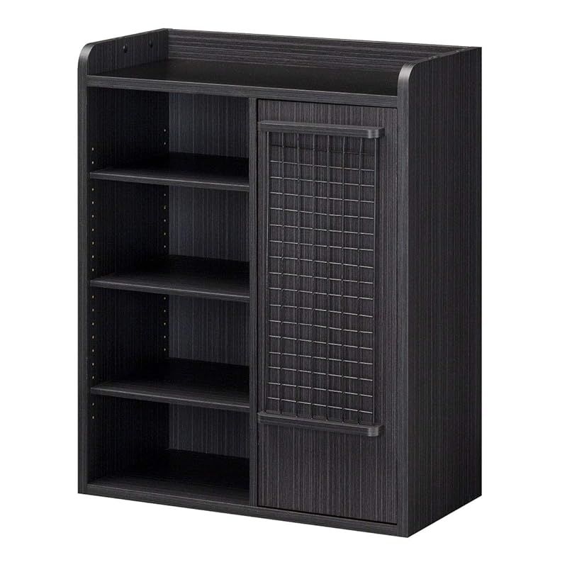 白井産業 釣具 収納 ブラック 釣り具用ストッカー 幅80 高さ100.1 奥行39.6cm PSR-1080DBK ペスカレージ 0