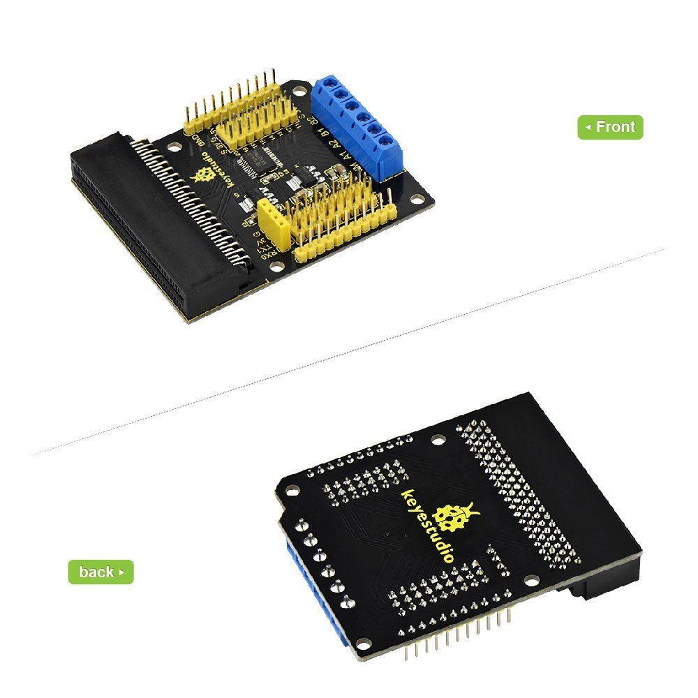 【数量限定】KEYESTUDIO モータードライバー 拡張ボード for BBC Micro:bit Microbit マイクロビット用