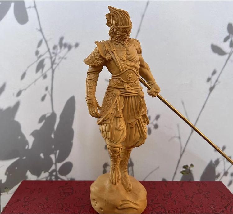 銅製 斉天大聖孫悟空仏像 孫行者 装飾品 工芸品 置物 銅製 孫悟空 置物