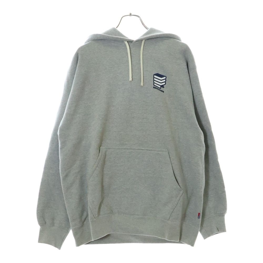 nevver × Brochure HOODIE パーカー グレー XL nevver ニューアー × BROCHURE ブローシュアー HOODED