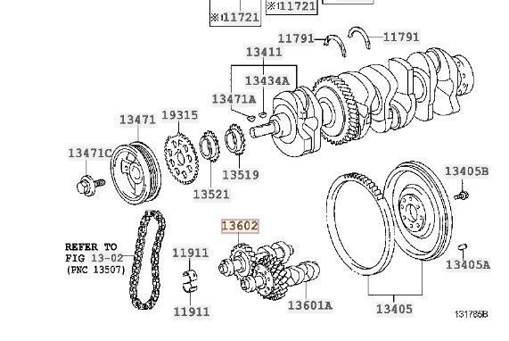 画像確認用 トヨタ純正40 カムリ CAMRY 20 アルファード バランスシャフト