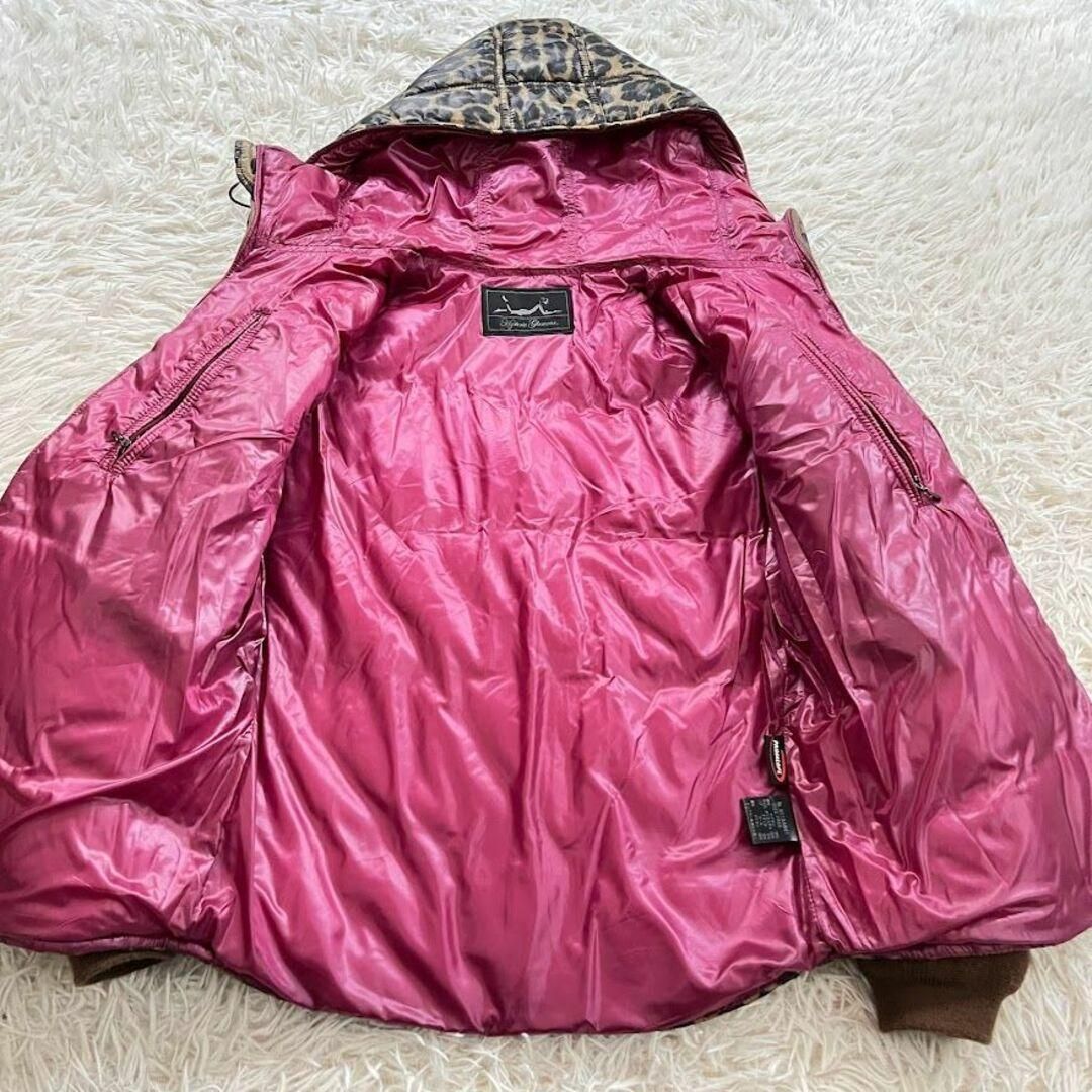 cx6 HYSTERIC GLAMOUR 豹柄 ボア ピンク レディースL相当 cx6 HYSTERIC GLAMOUR 豹柄 ボア ピンク レディースL相当