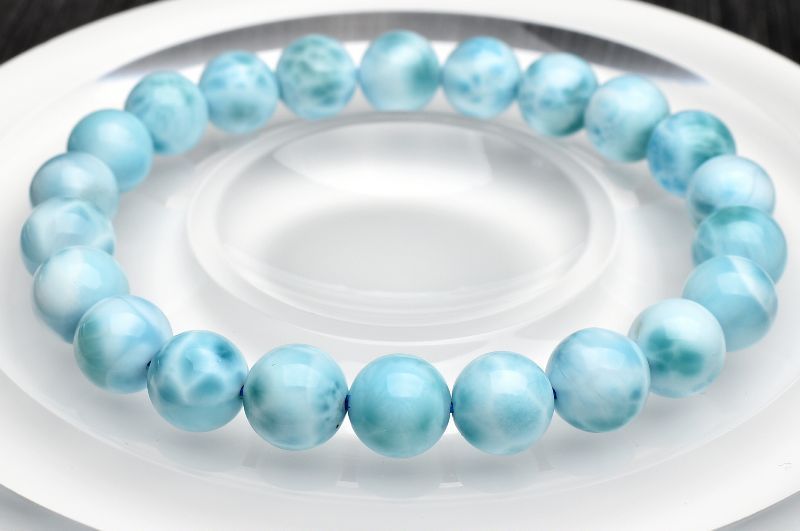 １点物 AAA 癒やしの石 ラリマー 8.5mm ブレスレット パワーストーン 天然石 _U7541 NEXPOTALLINN_EU