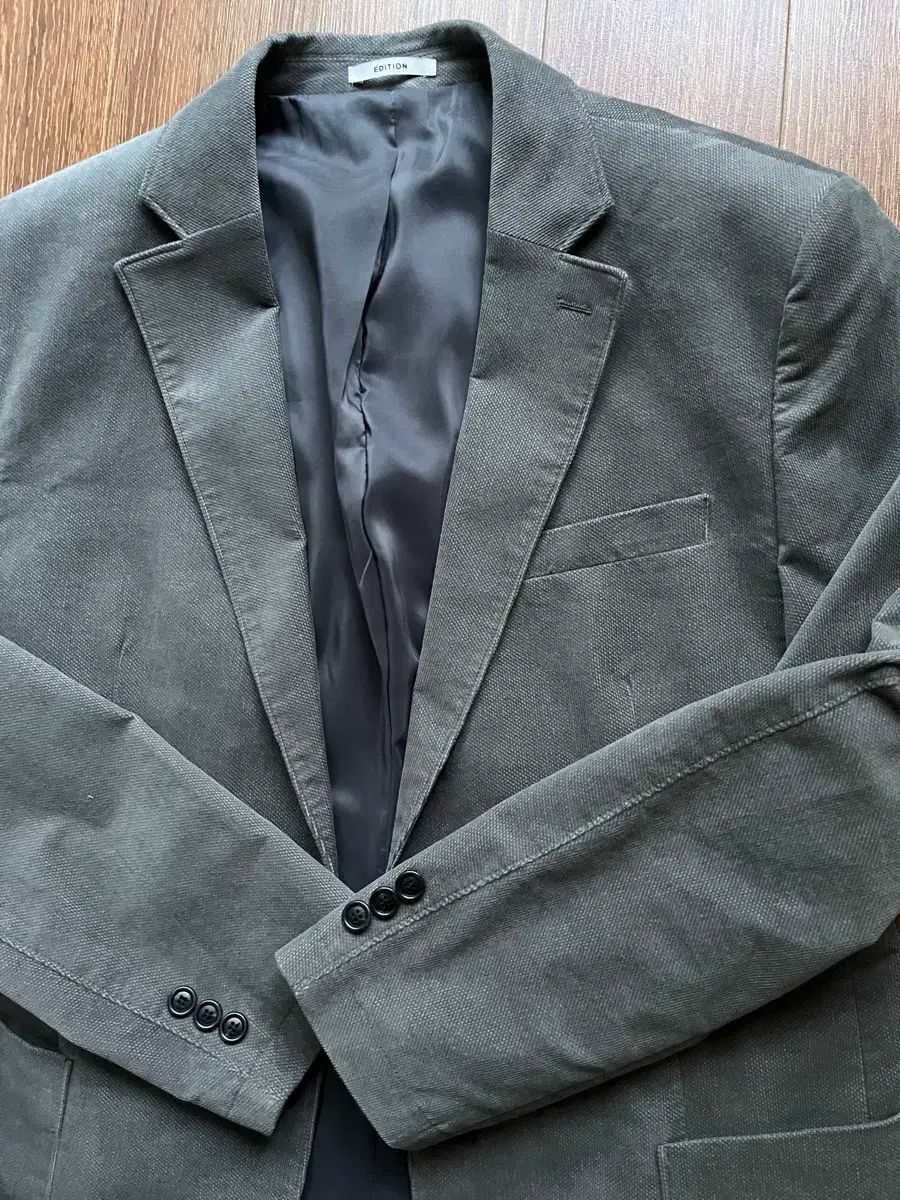 エディション カーキグレー モールスキン ジャケット