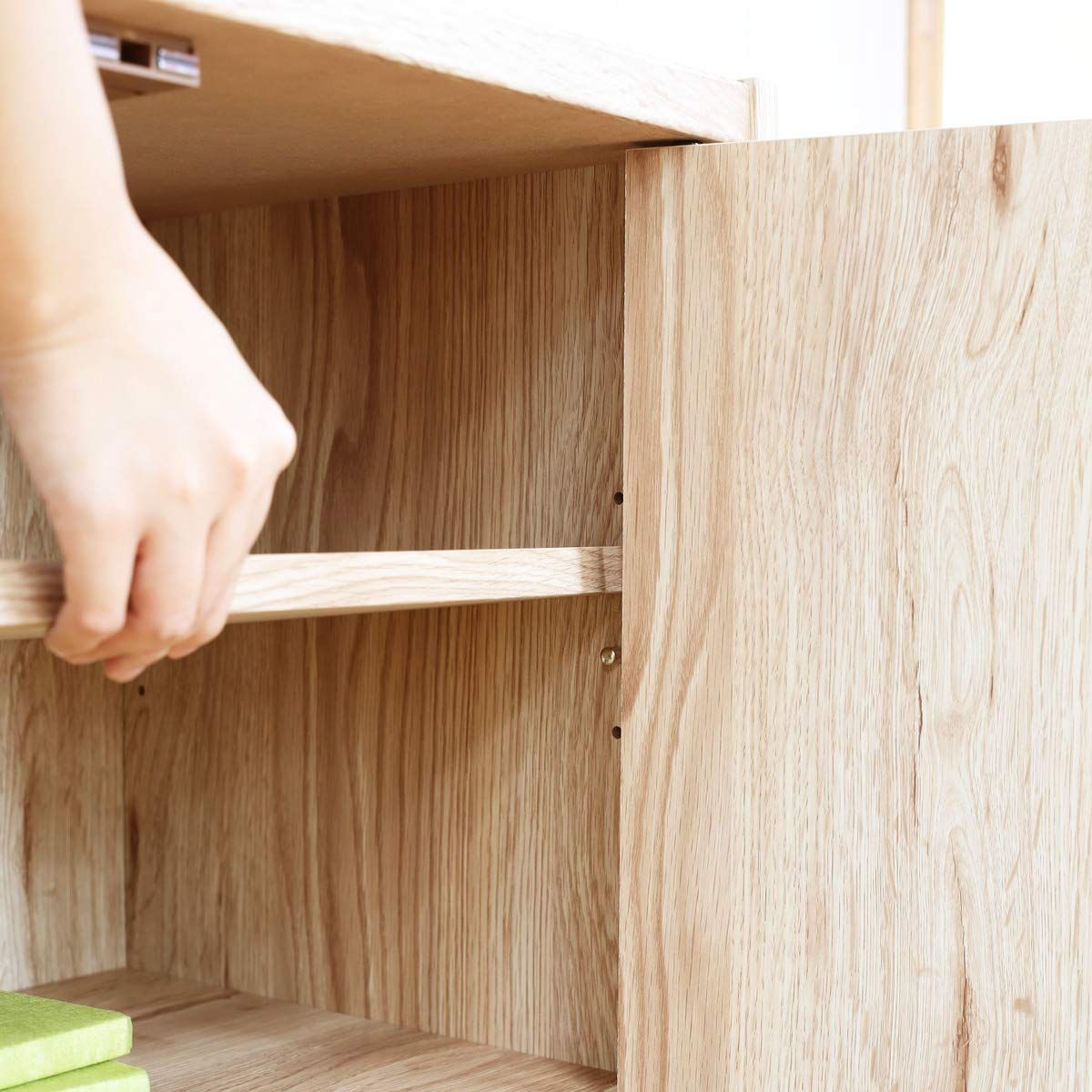 幸運 奥行35.6cm 高さ88.8 VTL-9060DNN 幅58.1 ビエンテージ ナチュラルブラウン キャビネット ライト 白井産業