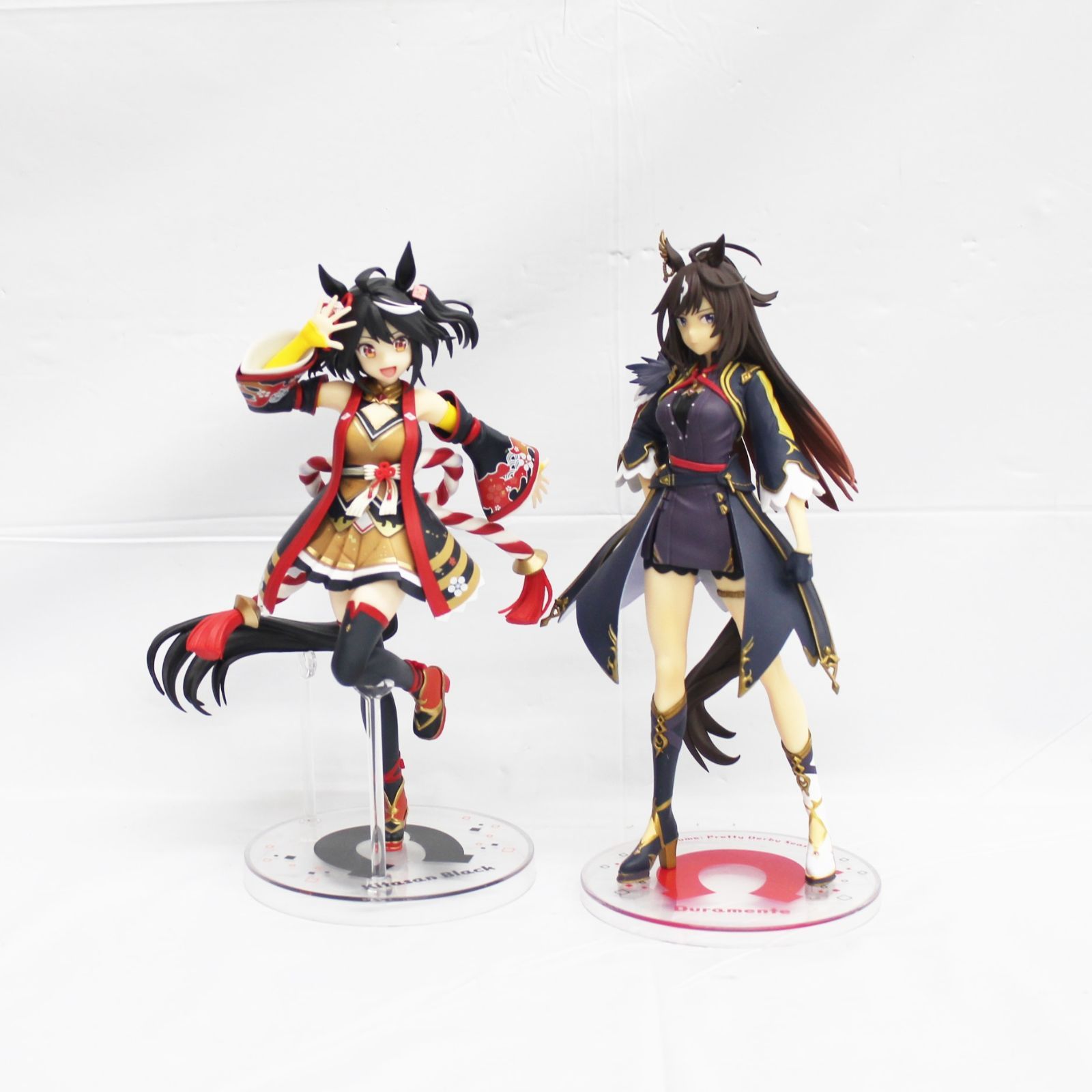 【中古】一番くじ ウマ娘 A賞 キタサンブラック＆ドゥラメンテ フィギュアセット