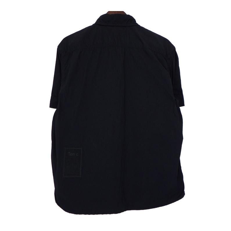 テンシー Ten C 25SS 25CTCUS02003 003780 GARMENT DYED NYLON TACTEL SHIRT ナイロン 半袖 シャツ 42322