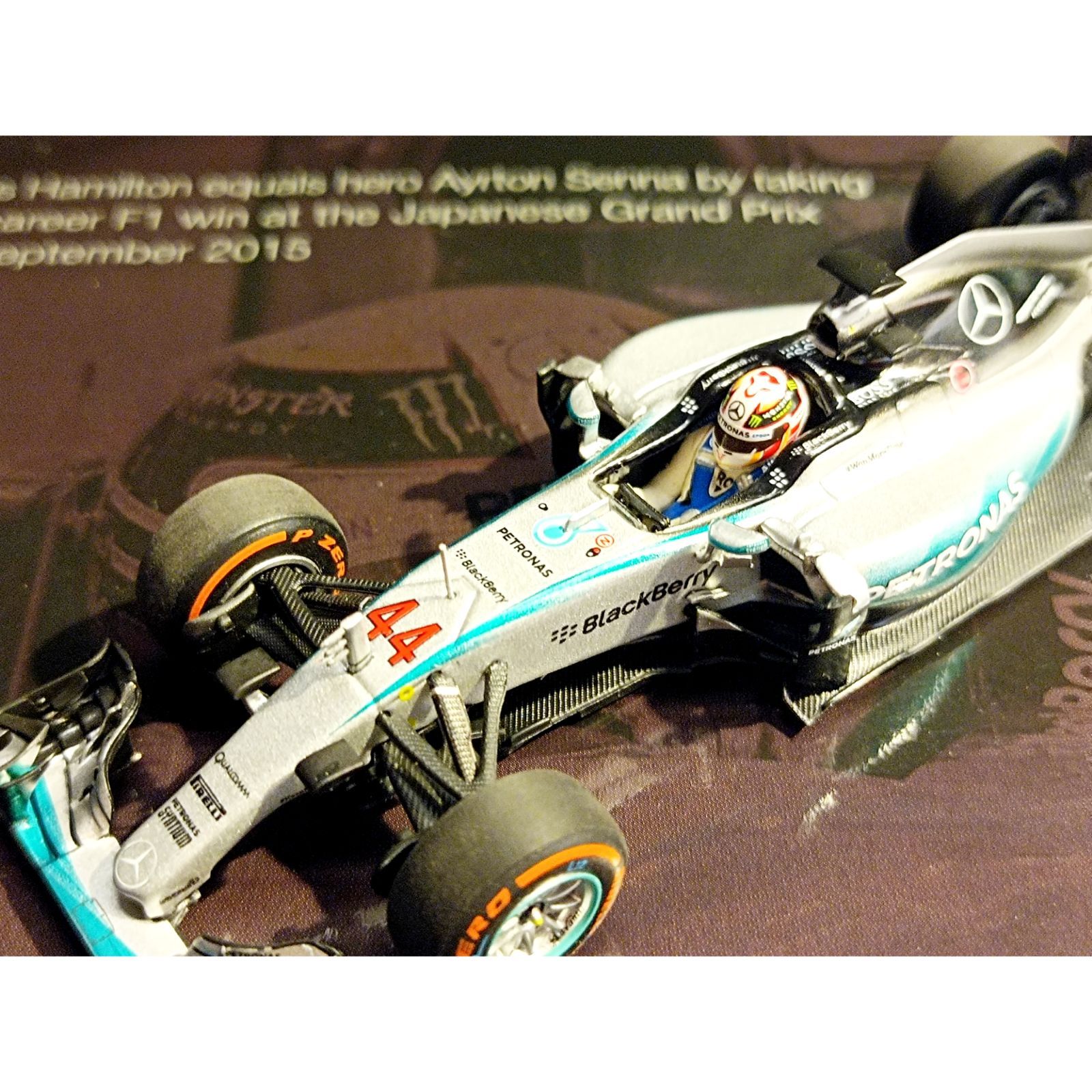 超激レア】 アイルトン・セナ ルイス・ハミルトン 41勝 モデルカー 1/43 - メルカリ