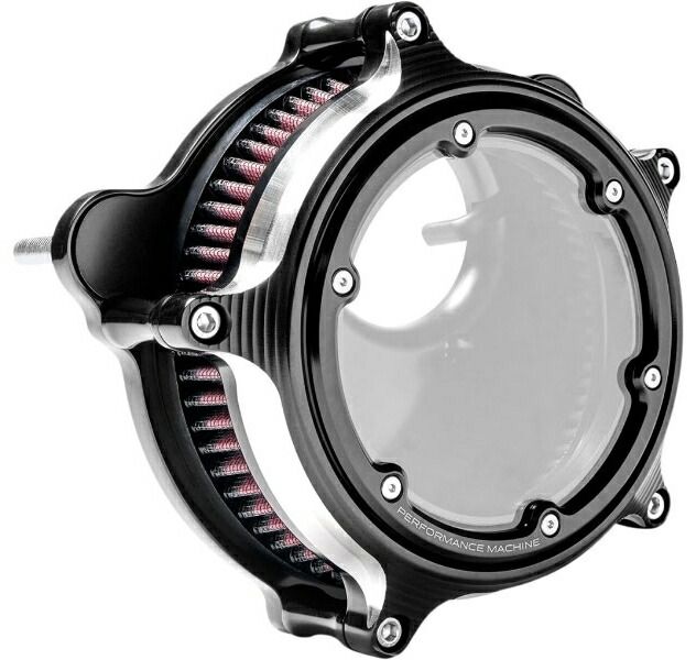 VISION エアクリーナー コントラストカット：2016〜17年FXDLS、ソフテイル、2008〜16年ツーリング