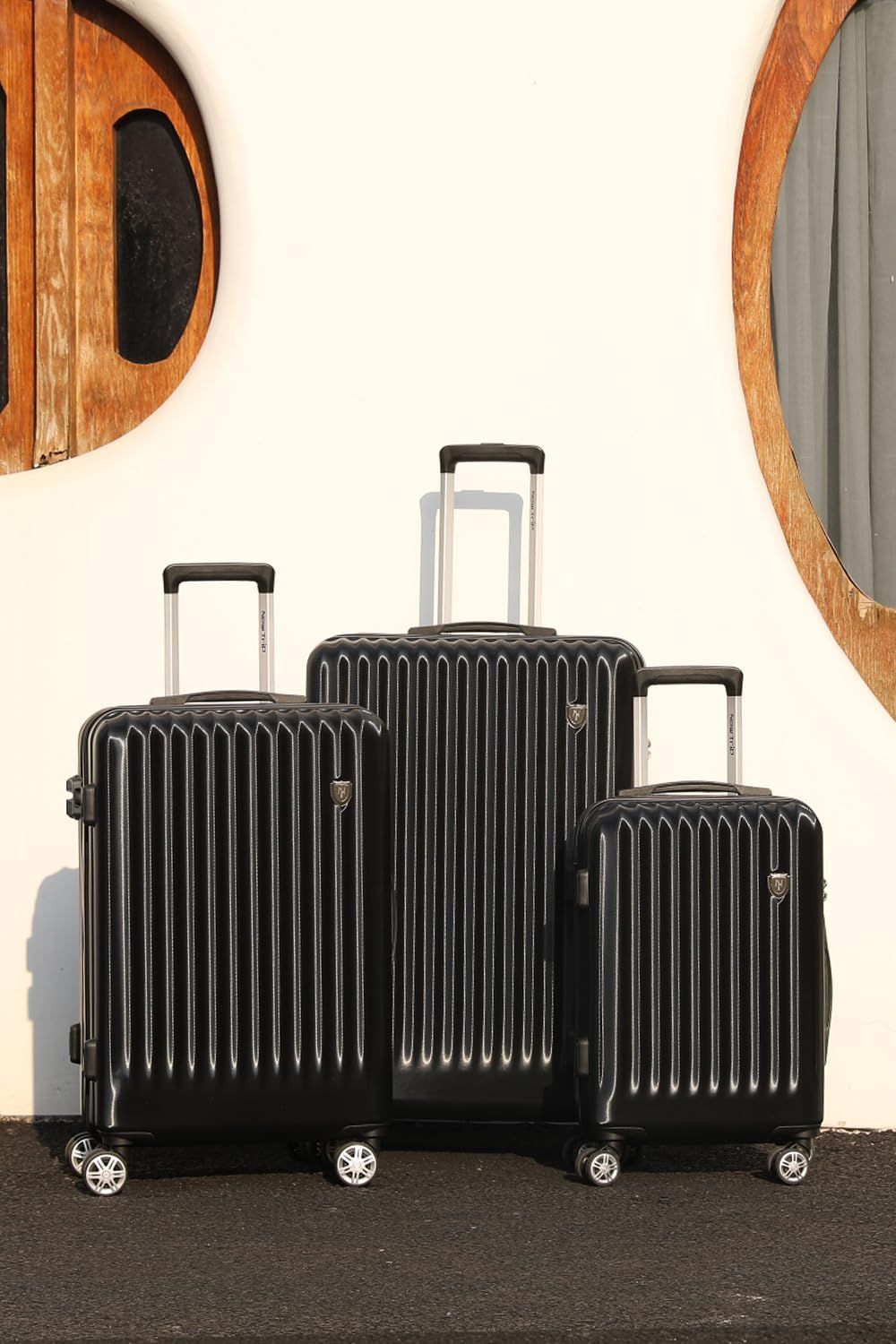  Trip スーツケース キャリーケース ストッパー付き 機内持ち込み 軽量 大型 S M Lサイズ キャリーバッグ 耐衝撃 大容量 ファスナータイプ 静音 ダブルキャスター TSAロック 海外 旅行 ビジネス 出張 ブラック Sサイズ 機内持込 その他 旅行かばん 小分けバッグ