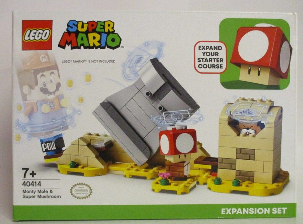 LEGO LEGO SUPER MARIO EXPANSION SET MONTY MOLE - SUPER MUSHROOM 40414