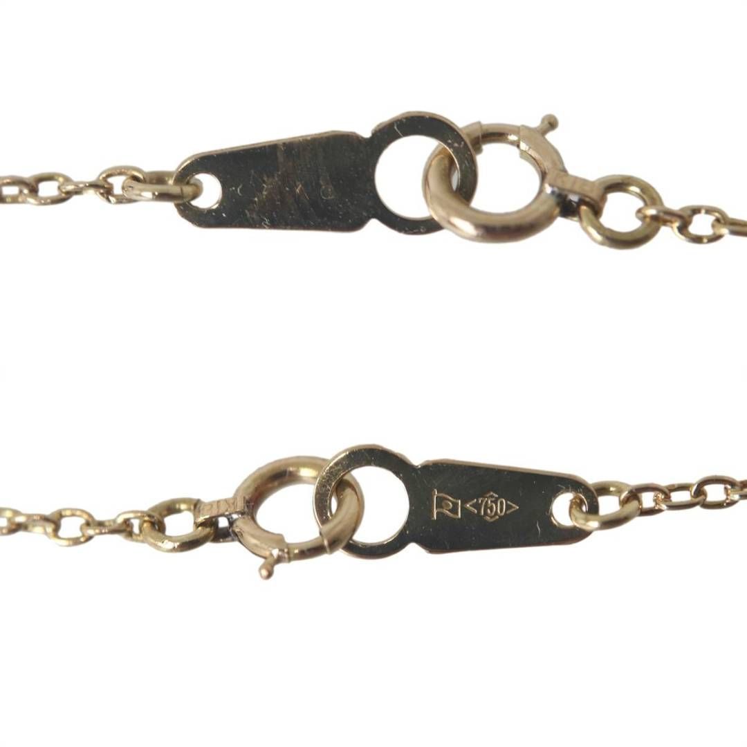 (A092901)K18 チェーン YG 切子 ネックレス 18金 アクセサリー A092901)K18 チェーン YG 切子 ネックレス 18金 アクセサリー