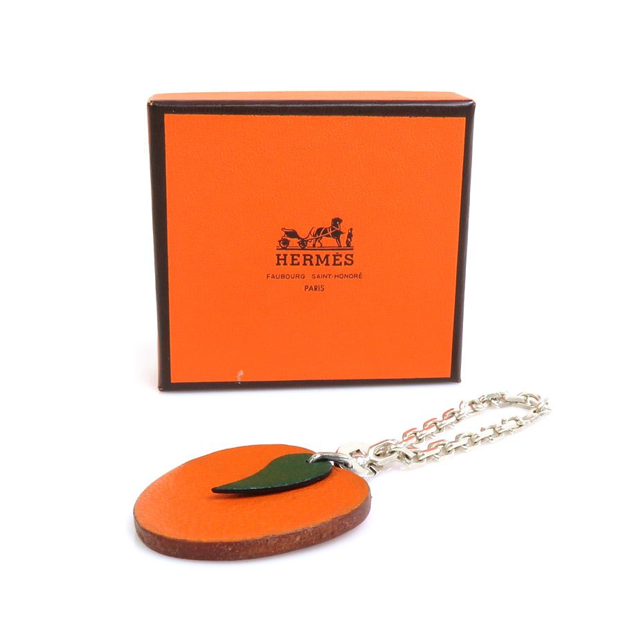 HERMES エルメス フルーツ チャーム アプリコット h26862b.jpg