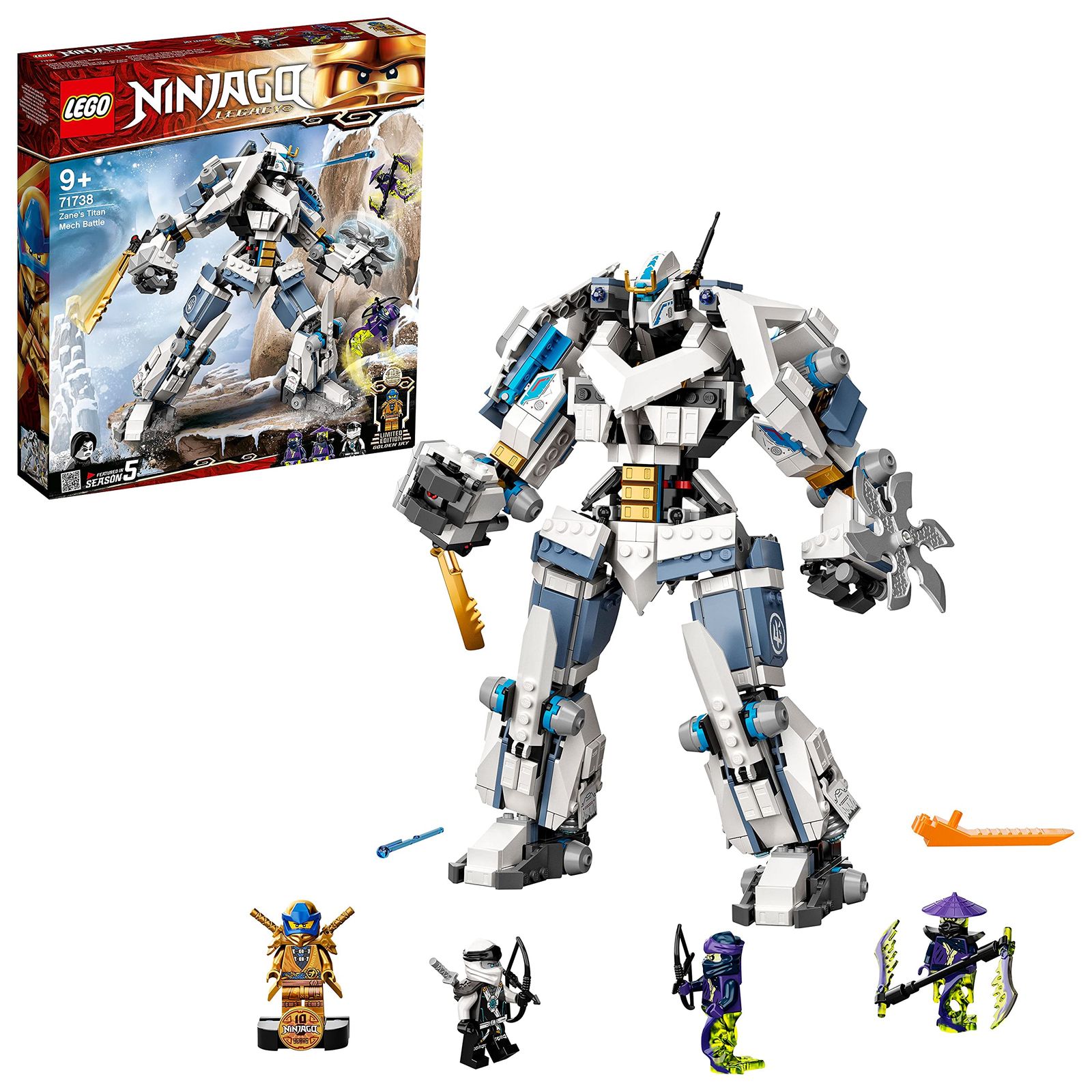 レゴ(LEGO) ニンジャゴー ゼンのニンジャチタンメカ 71738 おもちゃ ブロック プレゼント 忍者 にんじゃ 戦隊ヒーロー ロボット 男の子 9歳以上 