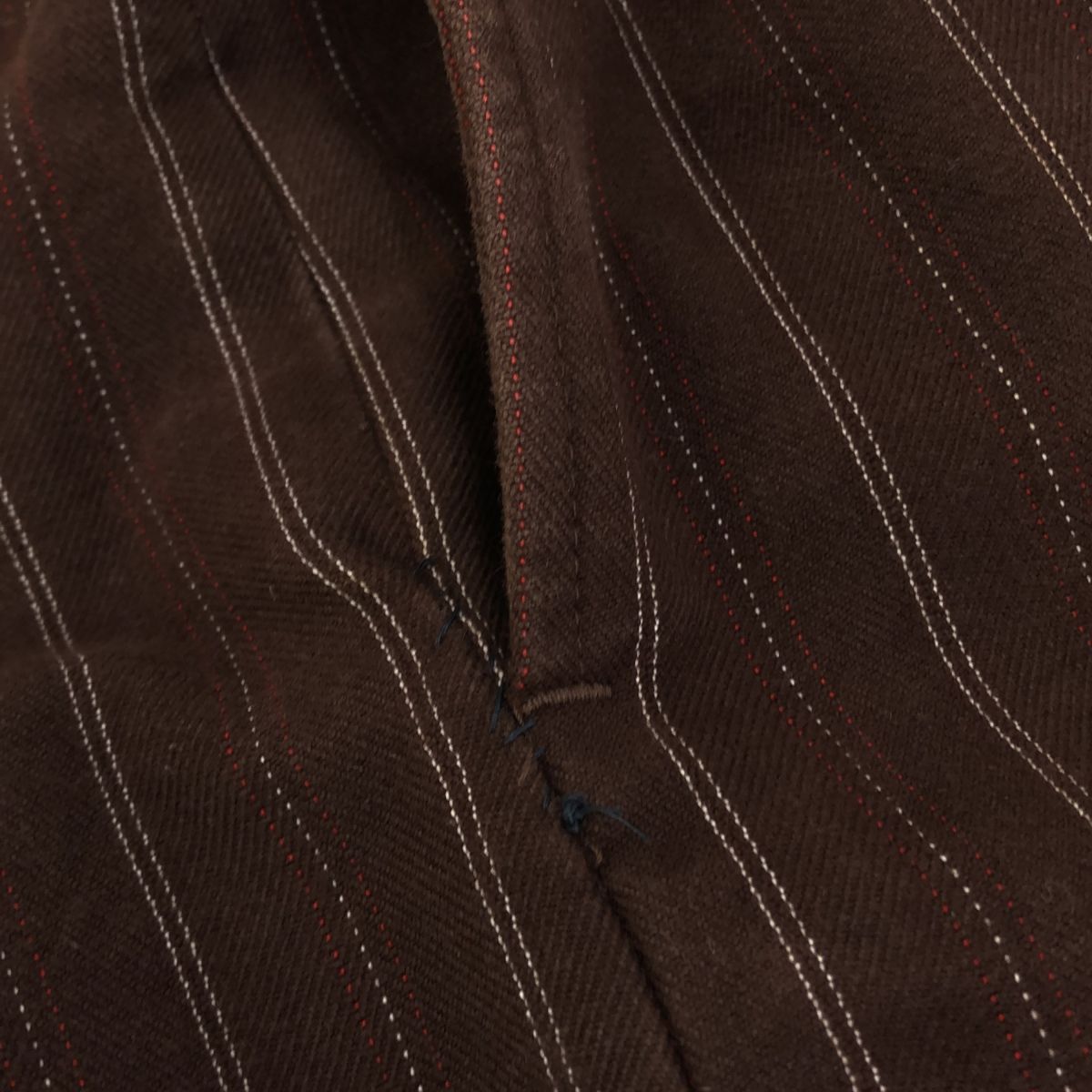 AT LAST&Co アットラスト STRIPE COTTON TROUSERS ストライプコットン 
