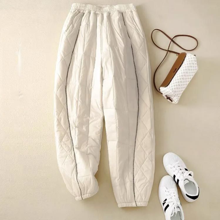 ダウンパンツ レディース ロングパンツ スリムパンツ あったかパンツ 防寒パンツ カジュアルパンツ ボトムス 大きいサイズ 防寒対策 冷え性対策 秋冬 暖かい 3L ファッション [FDGFJ] ダウンパンツ レディース スリムパンツ 冬用